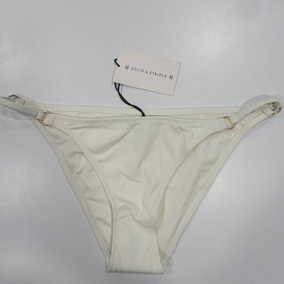 Solid & Striped The Tilda Bottom Cream Size Large - Picture 2 of 7